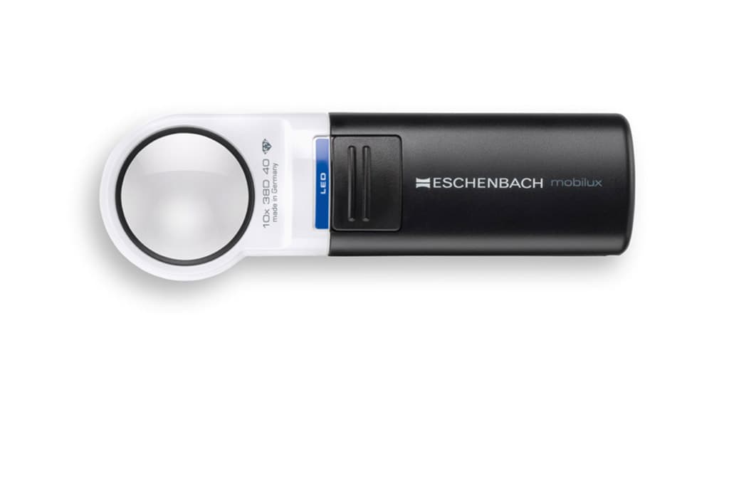 Kompakte Taschenleuchtlupe Eschenbach mobilux LED